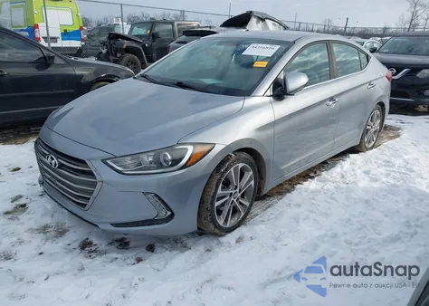 2017 Hyundai Elantra Limited z USA, uszkodzony, nr VIN 5NPD84LF5HH012340